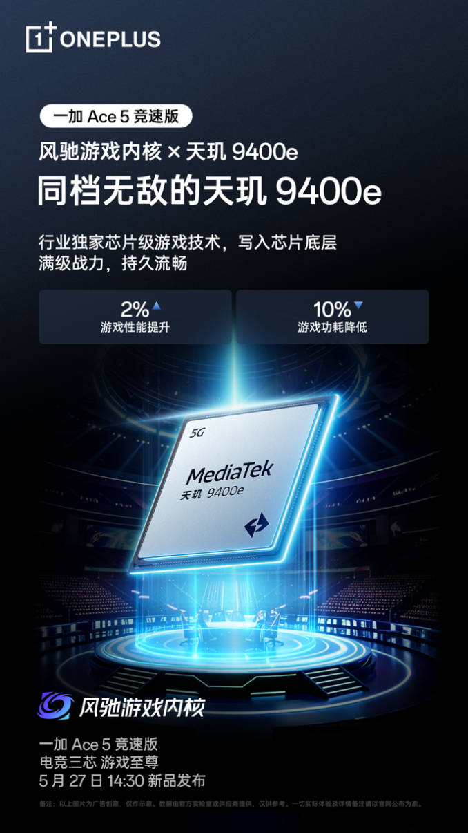 一加Ace5竞速版搭载「电竞三芯」游戏体验超越同档所有手机(图3)