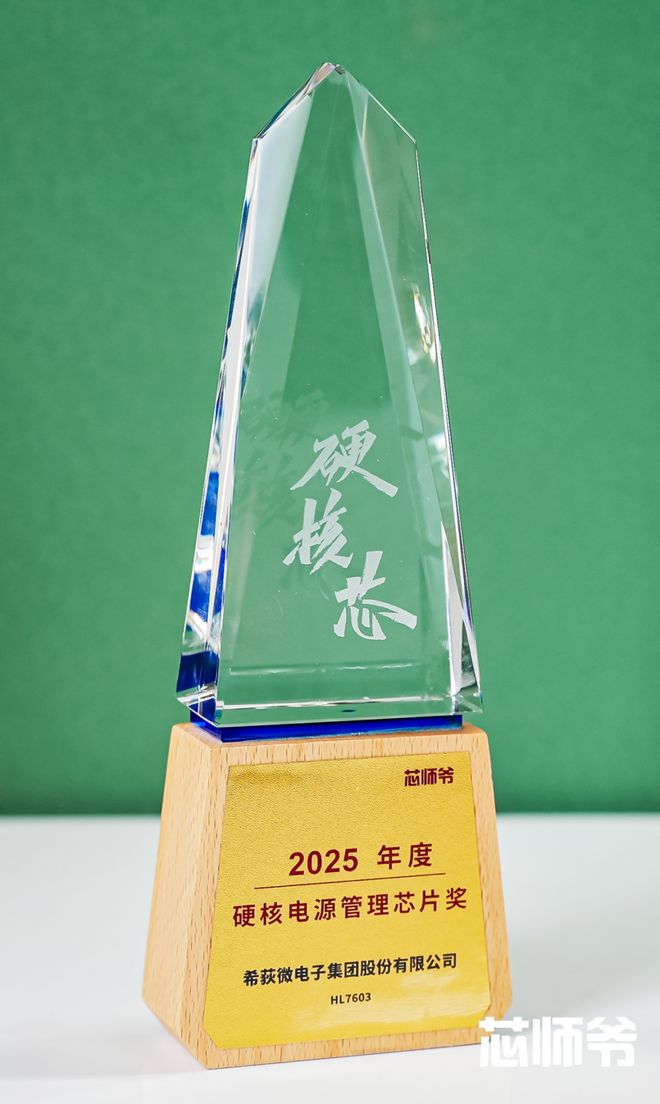 希荻微荣获“2025年度硬核电源管理芯片奖”(图5)
